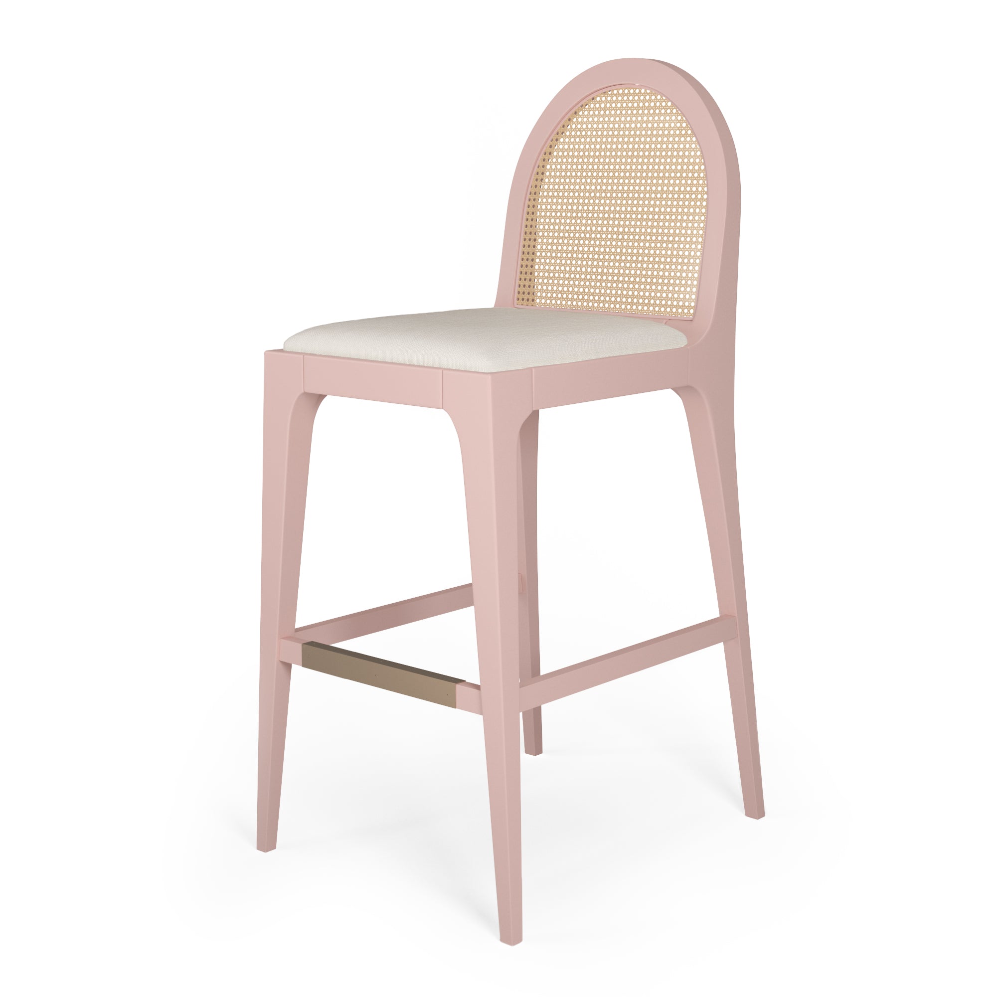 Coral counter outlet stools